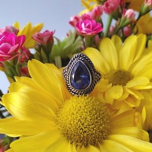 Talya • Artisan Crafted Rough Cut Tanzanite Ring